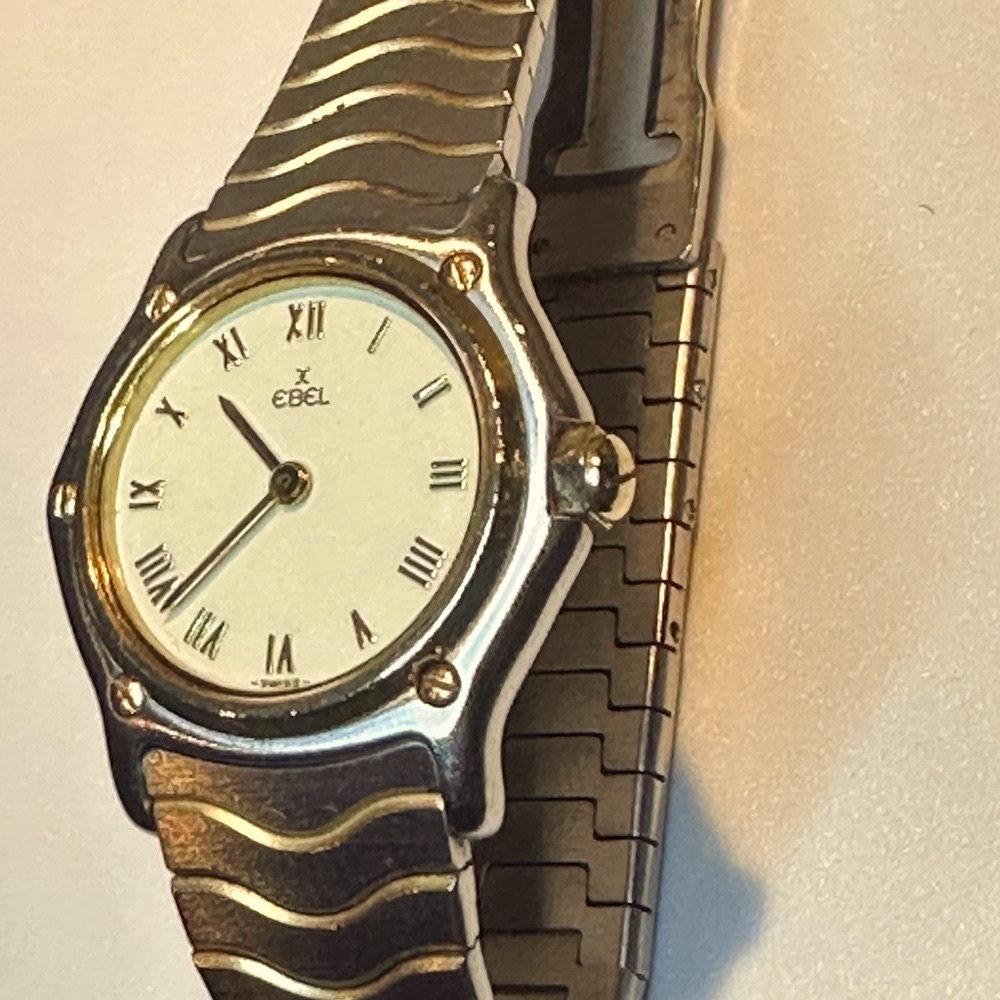Women's Silver Watch with Roman Numerals